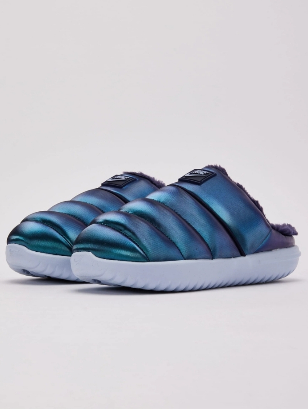 NIKE Burrow Fleece Lined Clogs Womens Size 6 Imperial Purple NIB